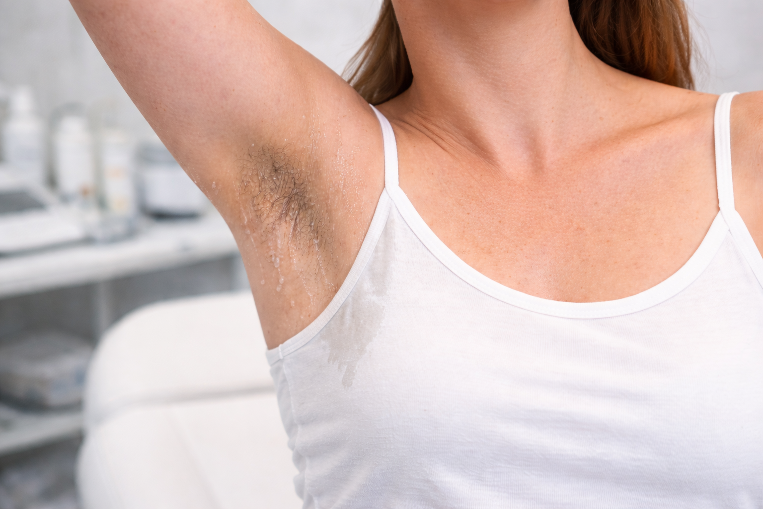 Before Underarms Botox